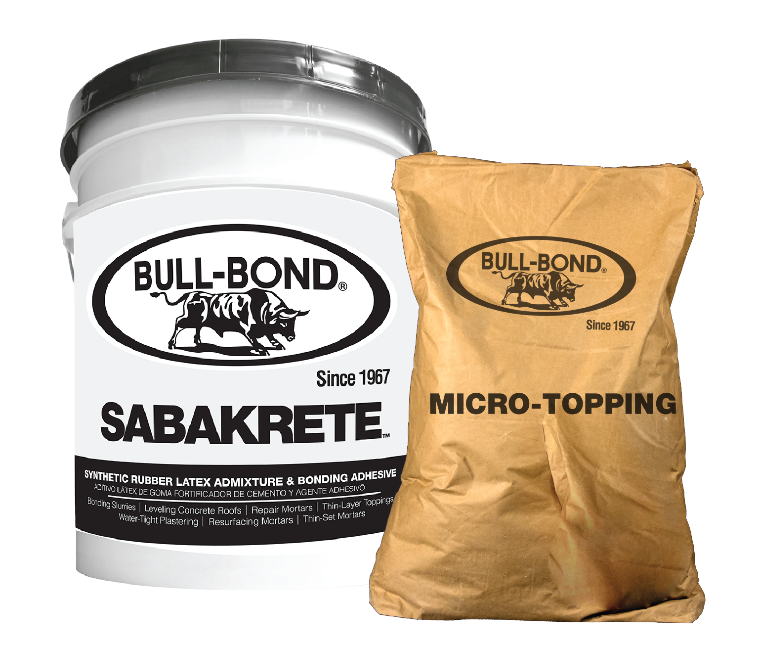 SABAKRETE + SACO-MICRO-TOPPING BULLBOND