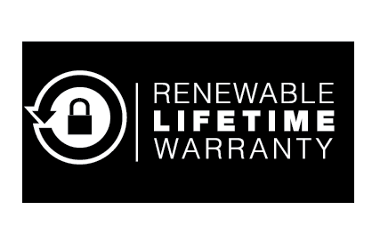renewable lifeftime warranty