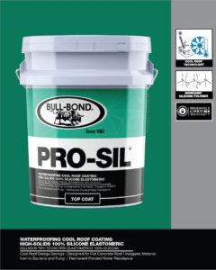 ProSil_WATERPROOFING COOL ROOF COATING HIGH-SOLIDS 100% SILICONE ELASTOMERIC NSF P151 _2020-BULL-BOND