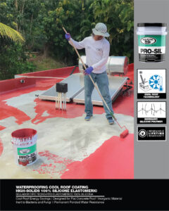 ProSil_WATERPROOFING COOL ROOF COATING HIGH-SOLIDS 100% SILICONE ELASTOMERIC NSF P151 _2020-BULL-BOND
