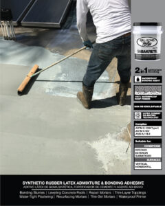 Sabakrete™_SYNTHETIC RUBBER LATEX ADMIXTURE & BONDING ADHESIVE